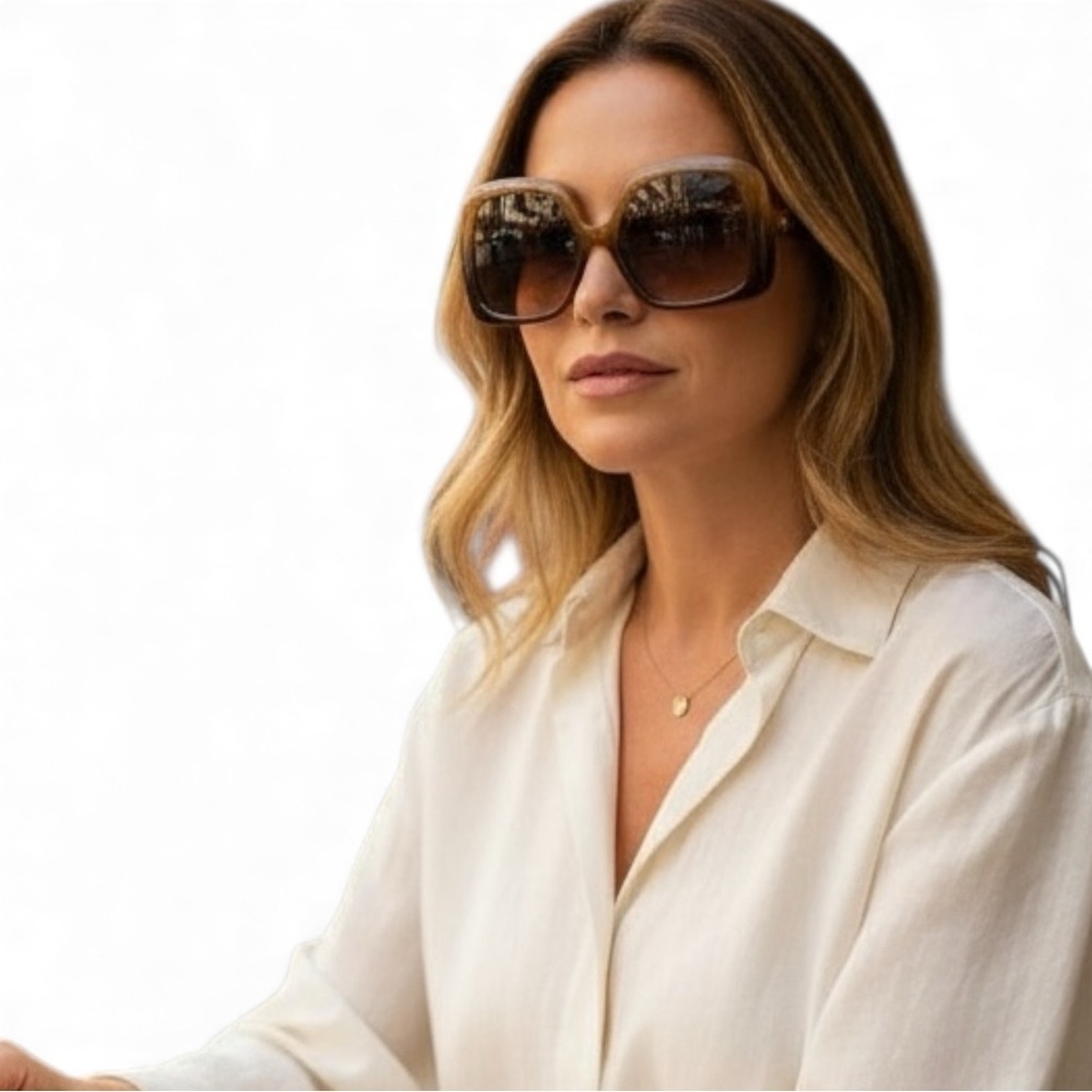 Christian Dior Sunglasses Oversized Honey Optyl Frame